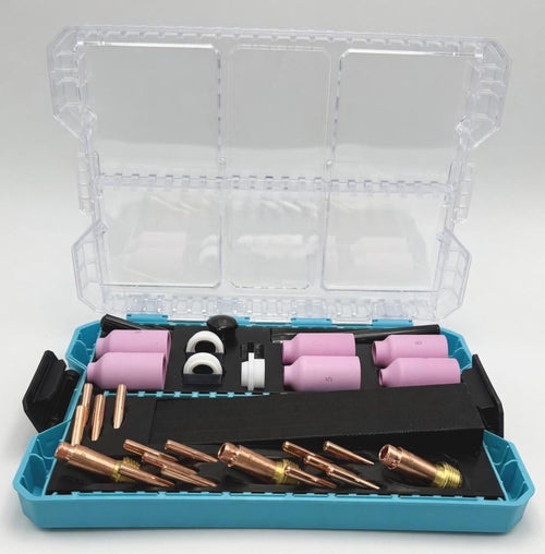 ArcVault TIG Pro - TIG Welding Accessories Organizer, WP-17/18/26 Torch Consumables and Electrode Storage